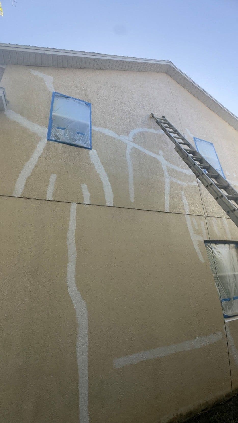 mildew stucco repair.