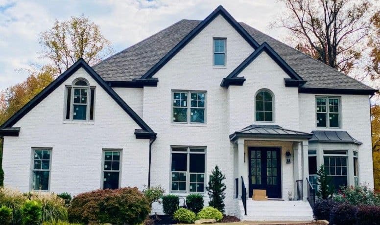 roswell ga brick painting after