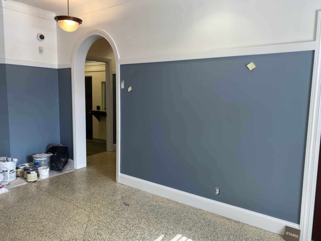 interior house painting in winter, how to match paint colors