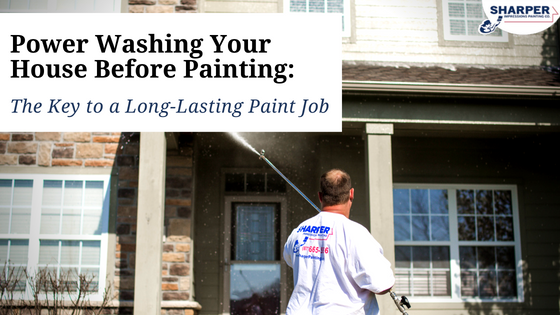 Power Washing Your House Before Painting Key to Long-Lasting Paint Job